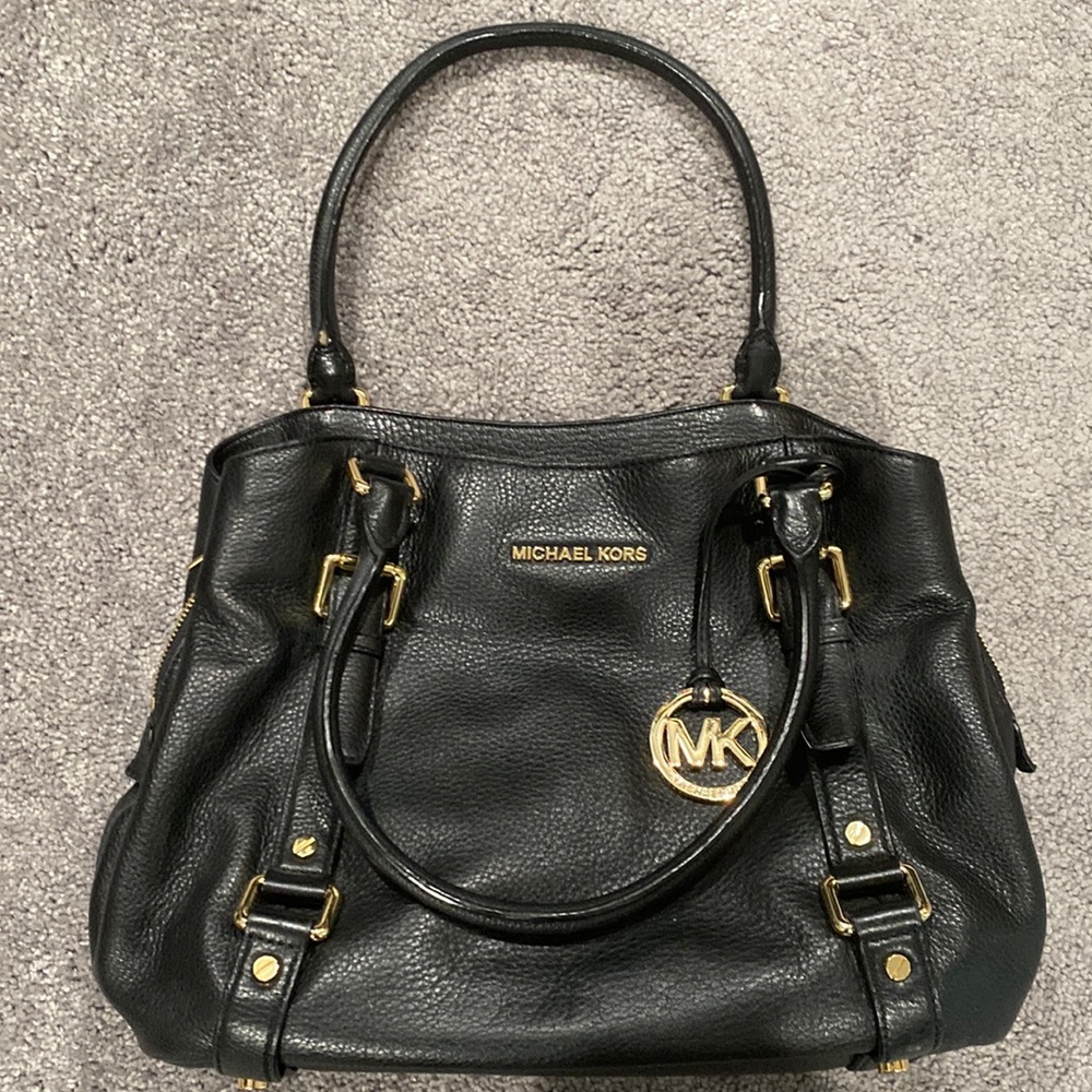 Michael Kors Bedford Large East/West satchel black handbag